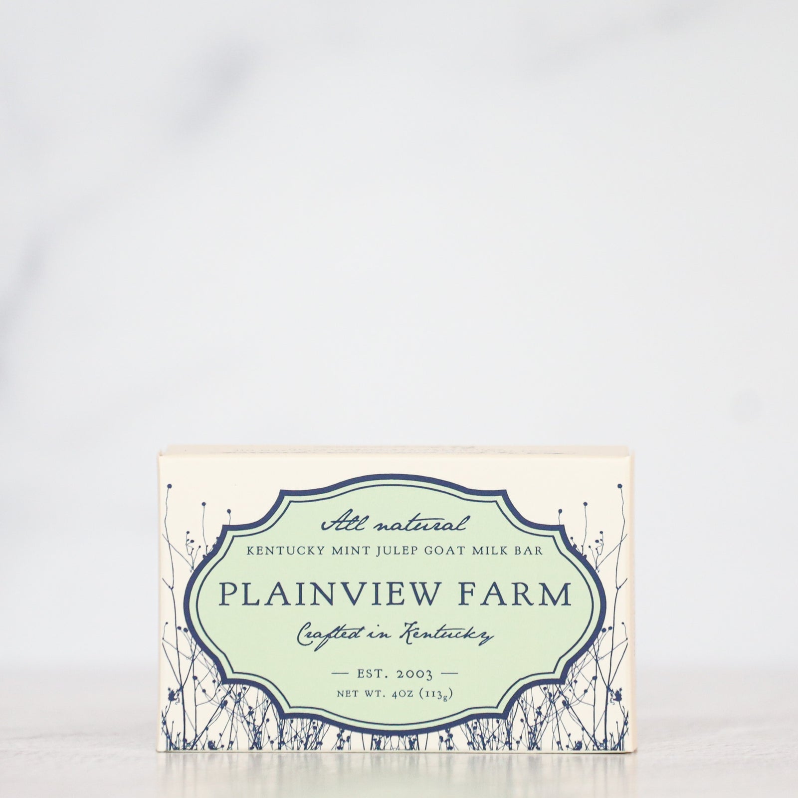 Plainview Farm Kentucky Mint Julep Original Goat Milk Bar Soap
