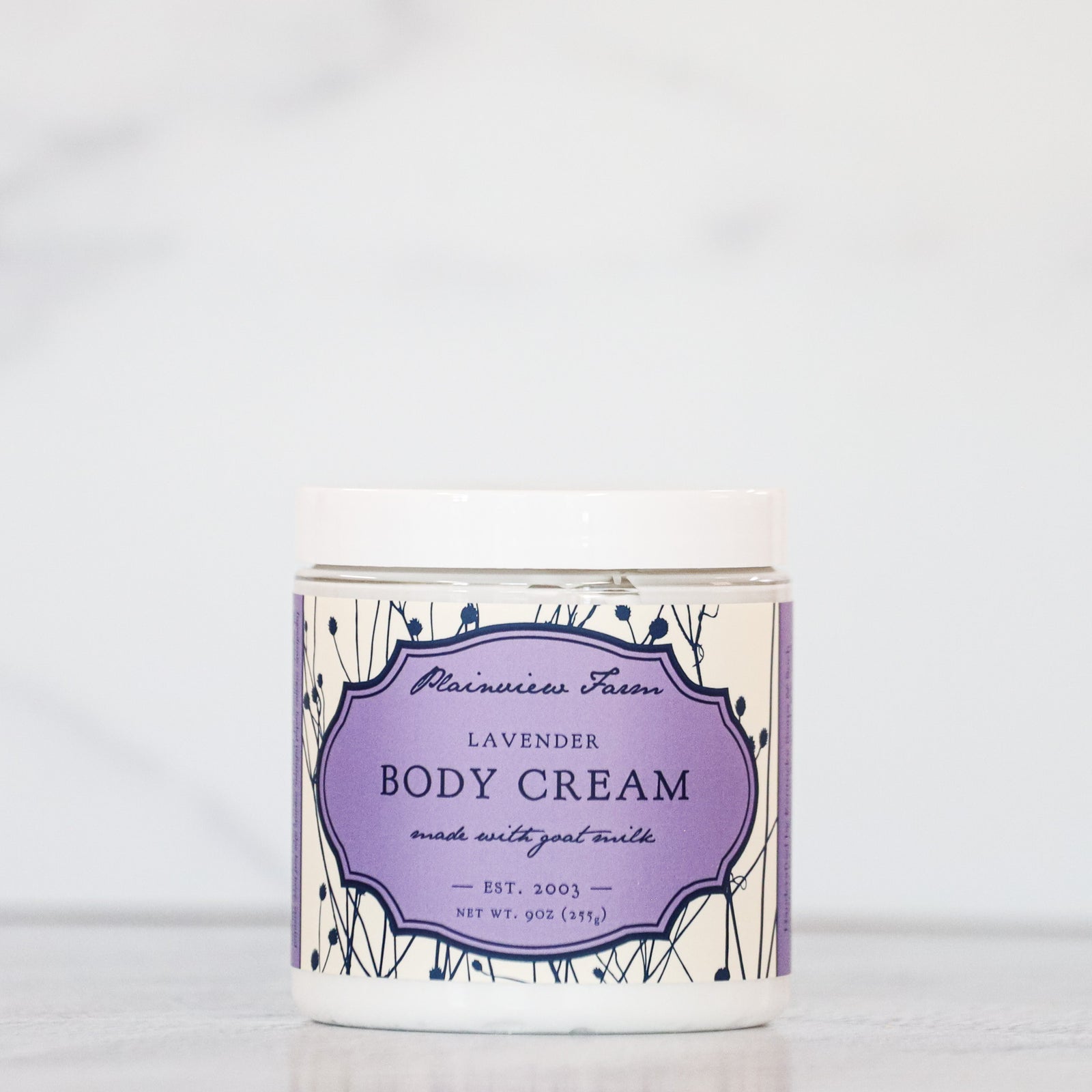Plainview Farm Lavender All Natural Body Cream
