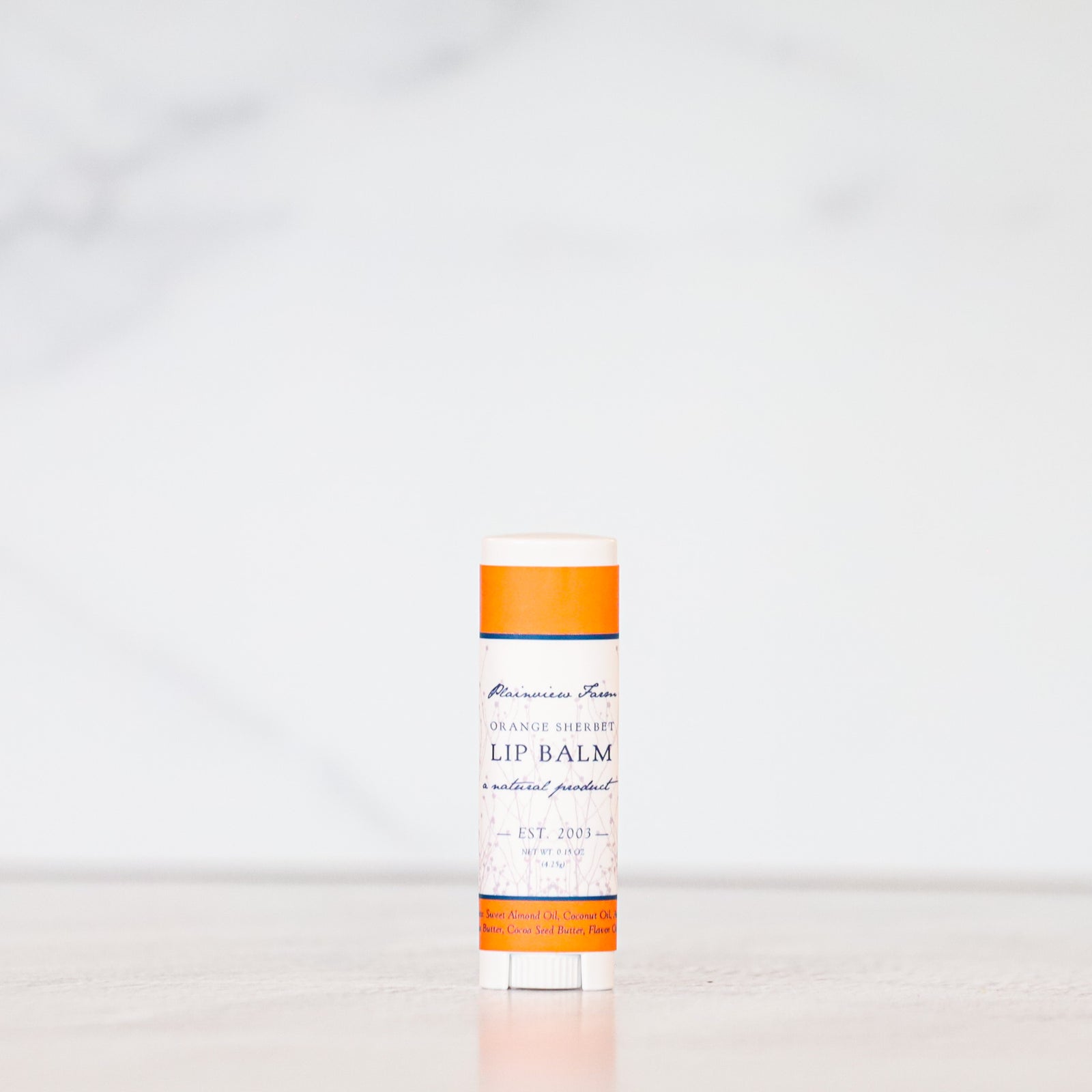 Plainview Farm Orange Sherbet Lip Balm