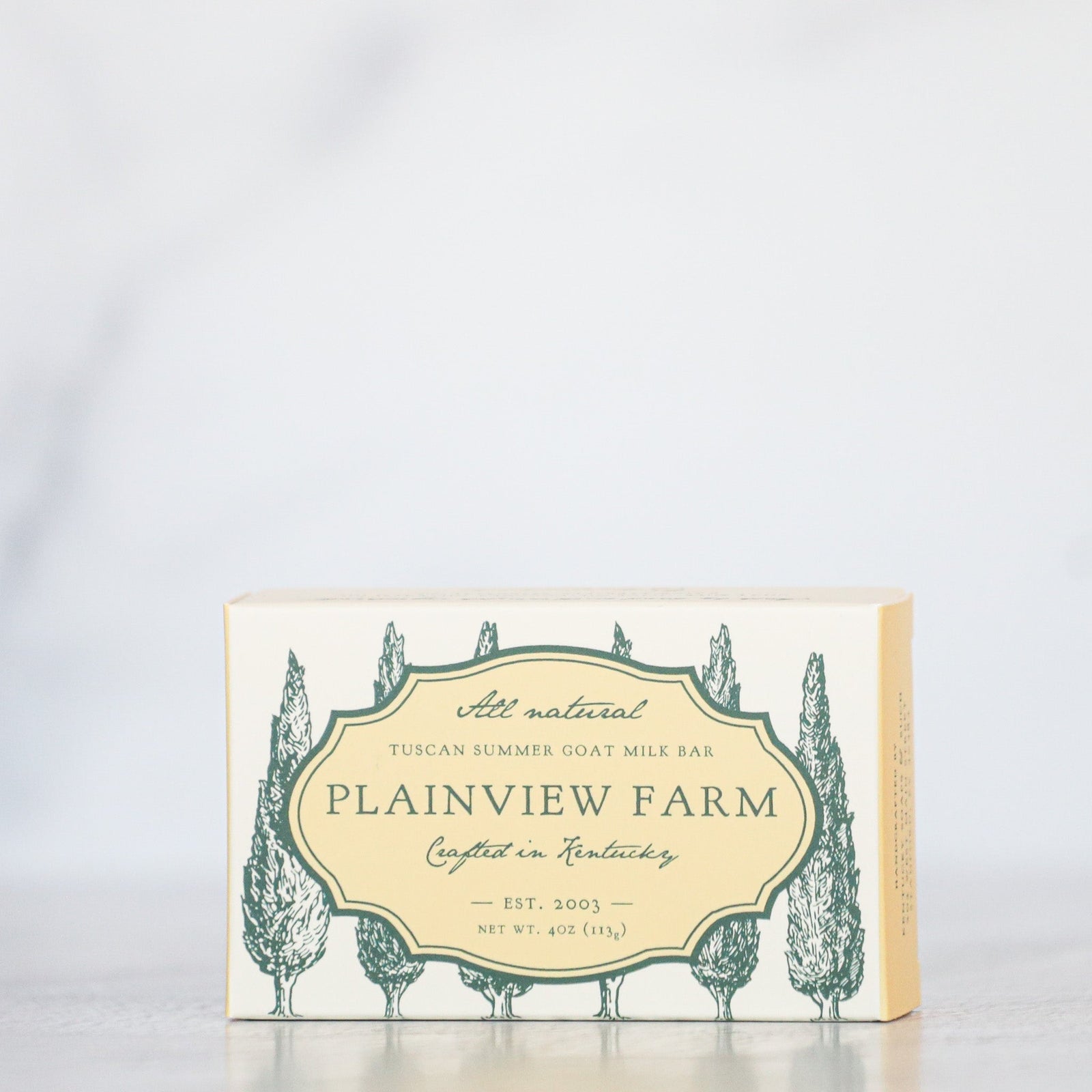 Plainview Farm Tuscan Summer Luxury Bar Soap - Kentucky Soaps & Such